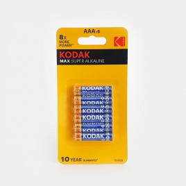 Kodak Micro Ceruza Alkáli Tartós Elem AAA 1,5v 6db